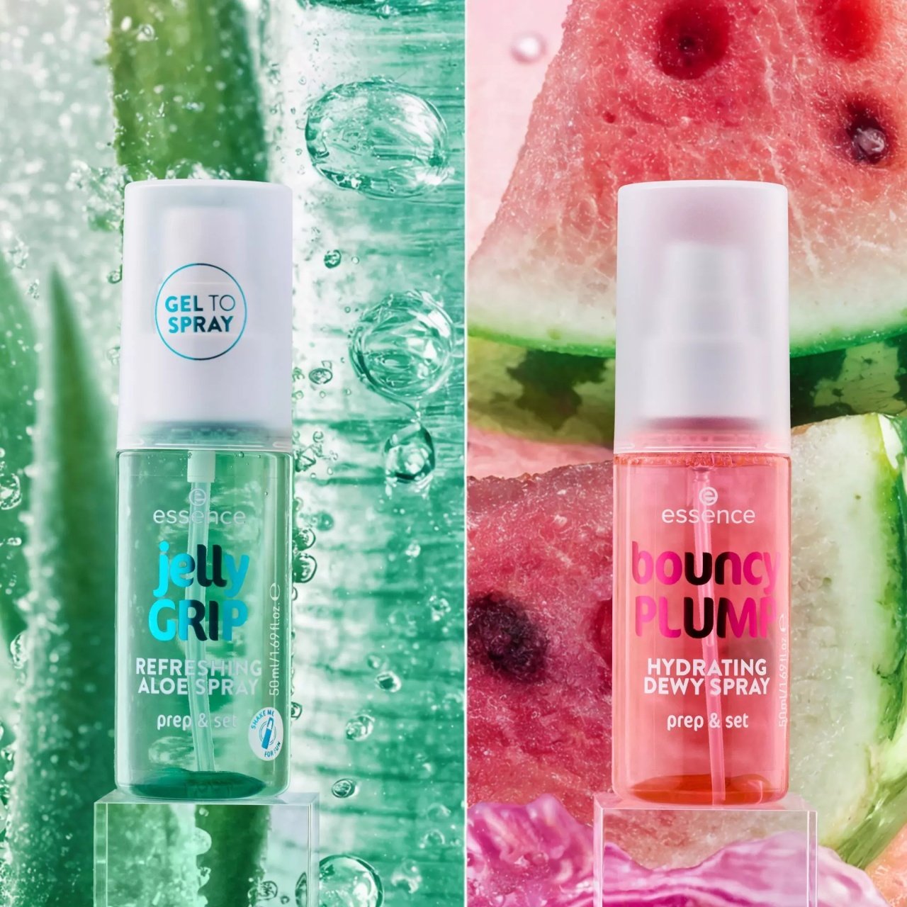 essence Jelly GRIP REFRESHING ALOE SPRAY