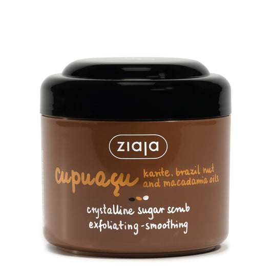 Ziaja Cupuacu - Scrub exfoliant pentru corp cu zahar cristalin, 200 ml