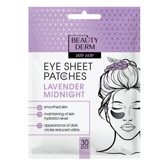 Beauty Derm Plasturi pentru ochi Lavender Midnight, 30 pcs