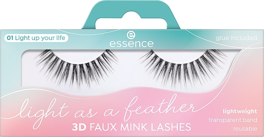 essence Light as a feather 3D faux mink lashes 01